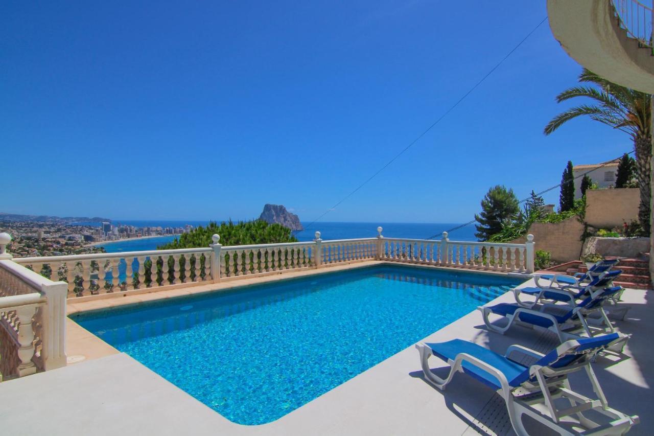 Villa Con Piscina Y Vistas Al Mar - Mar 27 H Calpe Exteriör bild