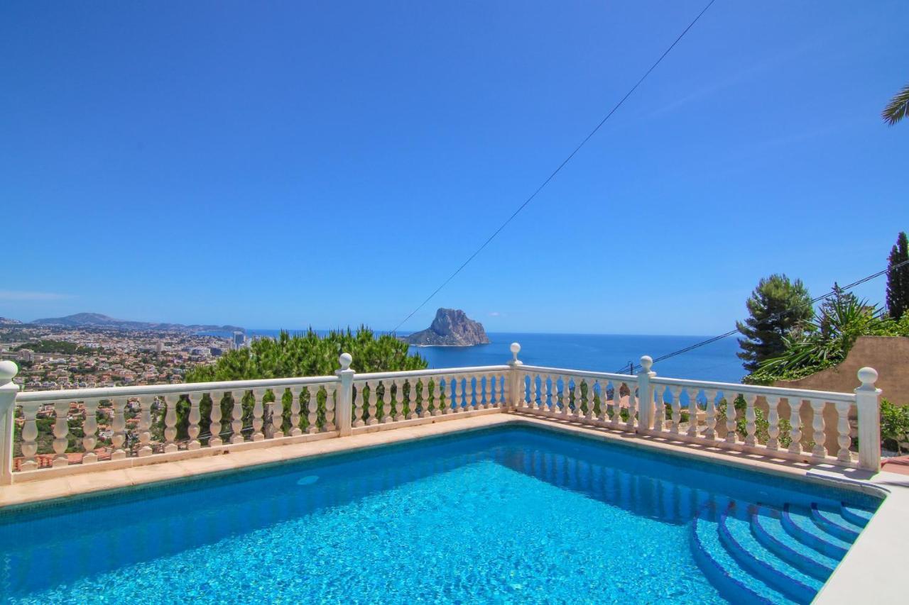 Villa Con Piscina Y Vistas Al Mar - Mar 27 H Calpe Exteriör bild