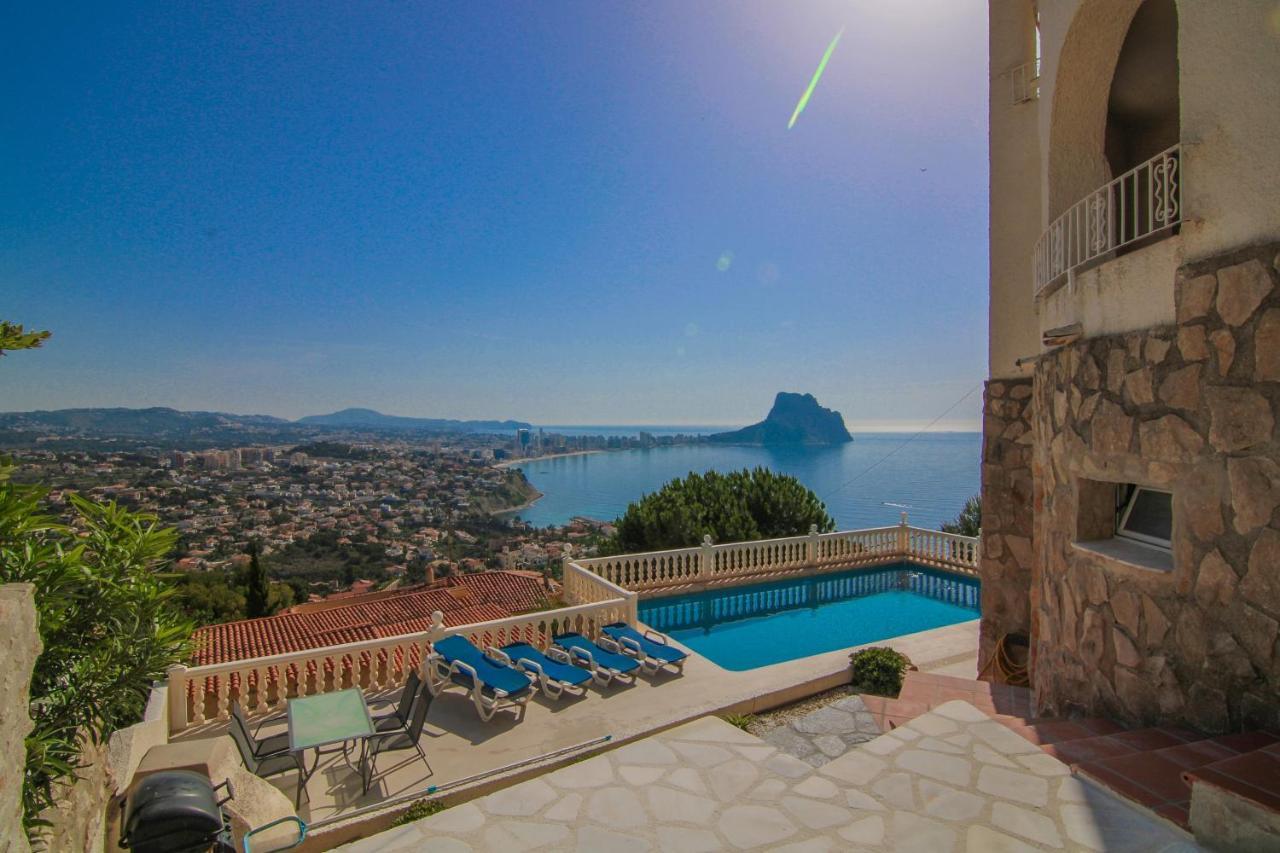Villa Con Piscina Y Vistas Al Mar - Mar 27 H Calpe Exteriör bild
